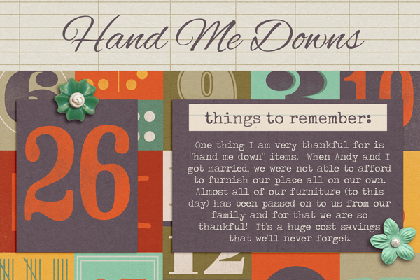 Gratitude Journal Mini Album Page 26
