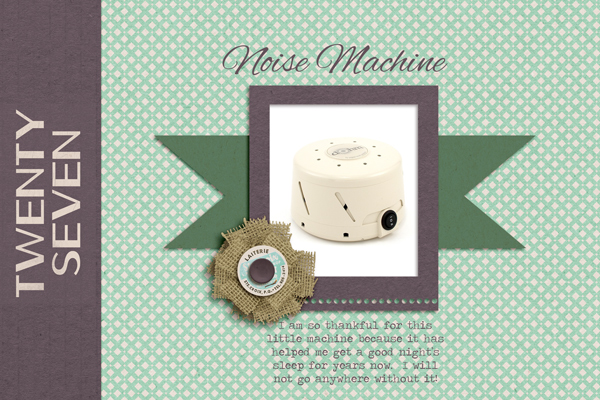Gratitude Journal Mini Album Page 27