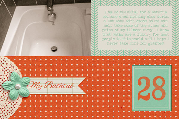 Gratitude Journal Mini Album Page 28