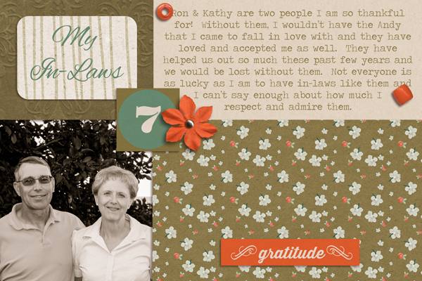 Gratitude Journal Mini Album Page 7