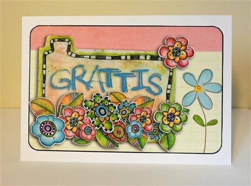 Grattis (Swedish Hybrid Card)
