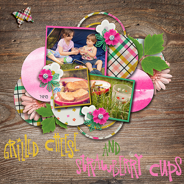 Grilled Cheese and Strawberry Cups