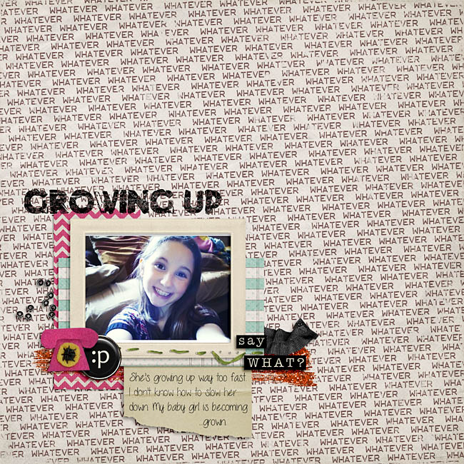 growing up