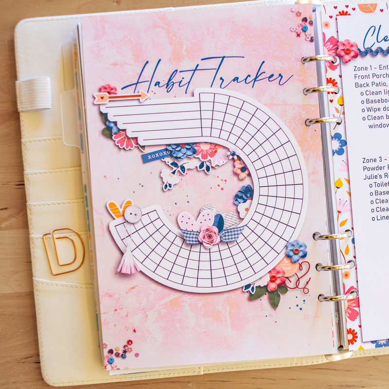 Habit Tracker -- Hybrid Planner Page