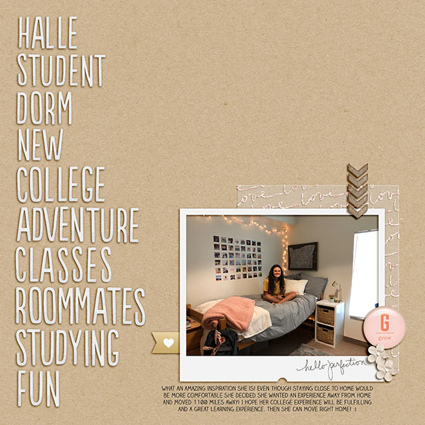 Halle's Dorm Room