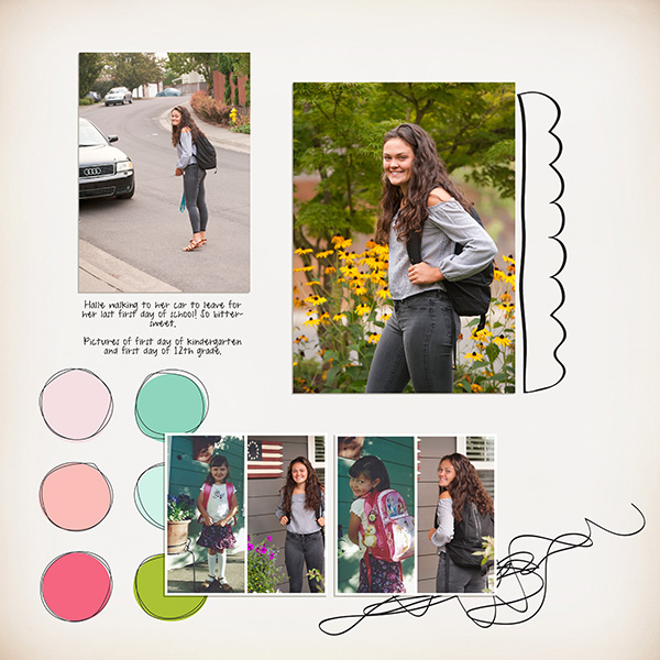 Halle's Last First Day Of School