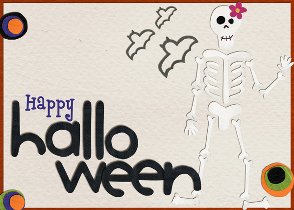 Halloween Card- Skeleton