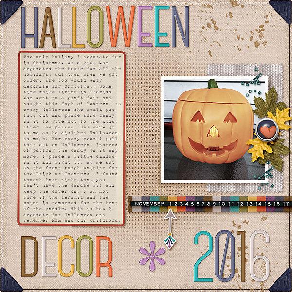 Halloween Decor (Nov Journaling Challenge)