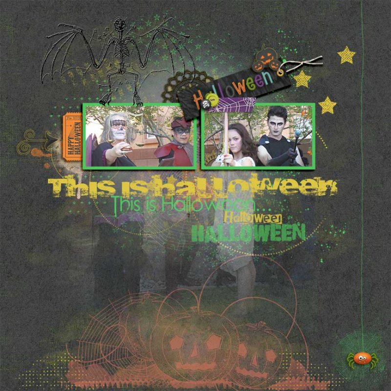 Halloween-family October 2018 Template Challenge