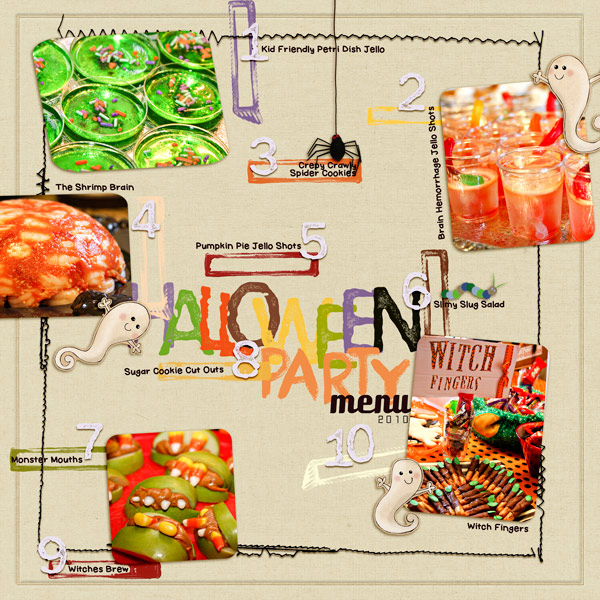 halloween menu 2010
