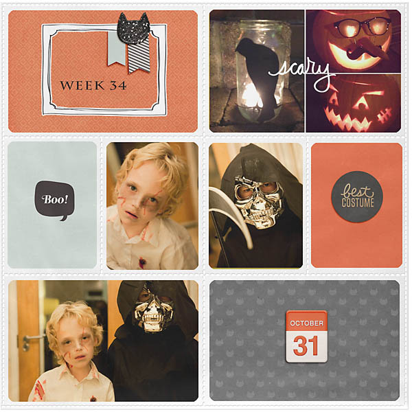 Halloween project life