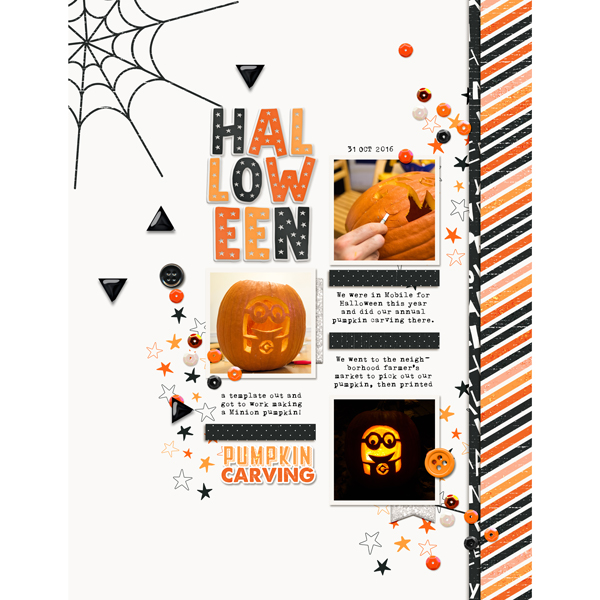 Halloween Pumpkin Carving (Left Side)