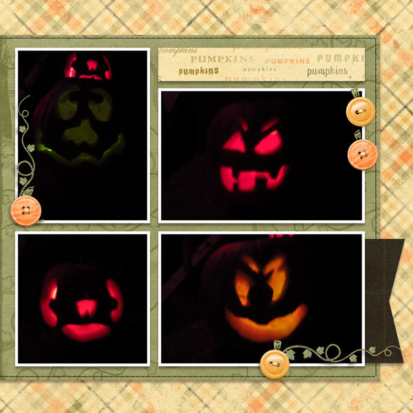 Halloween Pumpkins 2014 right side