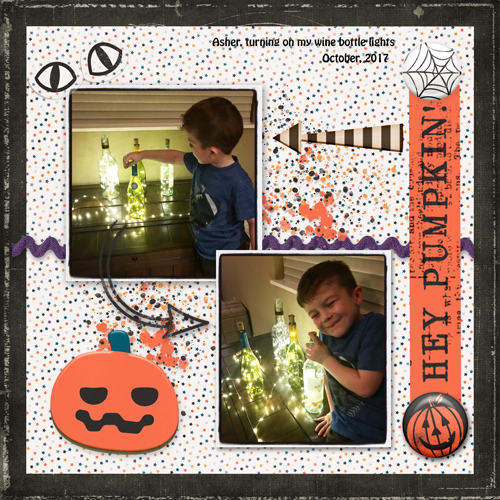 Halloween speed scrap