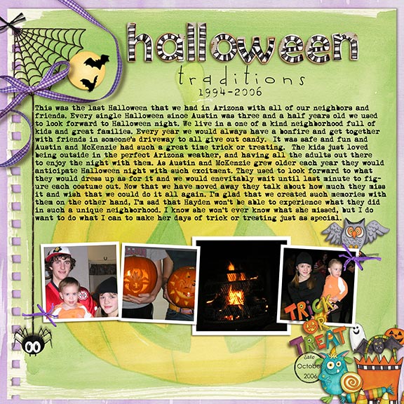 Halloween Tradition