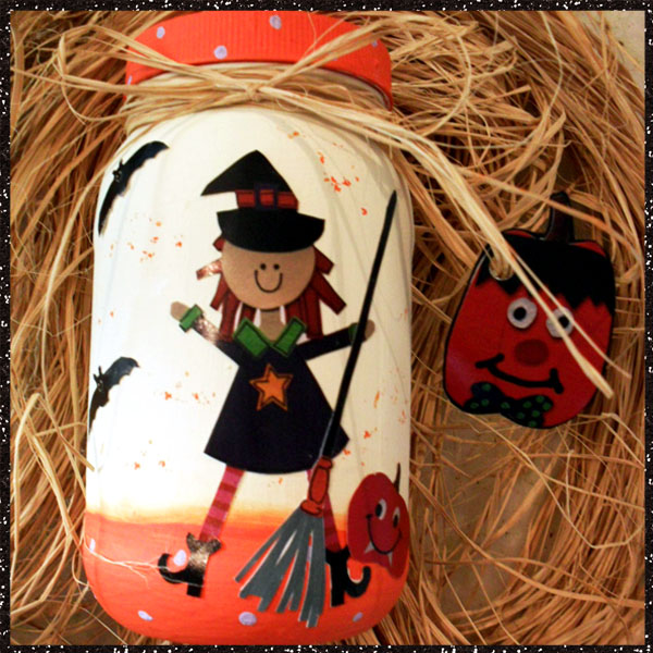 Halloween treat container