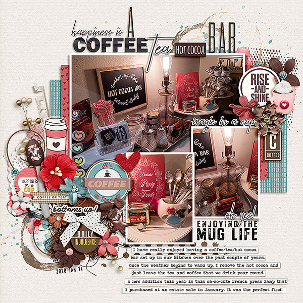 happiness is a coffee tea hot cocoa bar [MOC8 January 18 - Create Your Own Cluster Challenge]