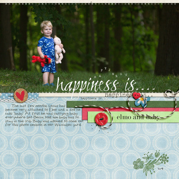 happiness is elmo and baby