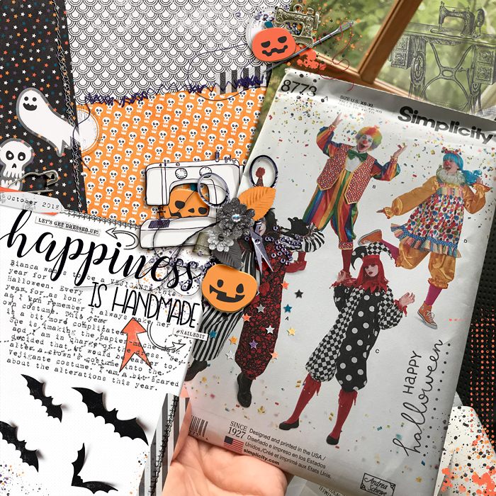 Happiness Is Handmade - Scraplift Challenge - Halloween Bash