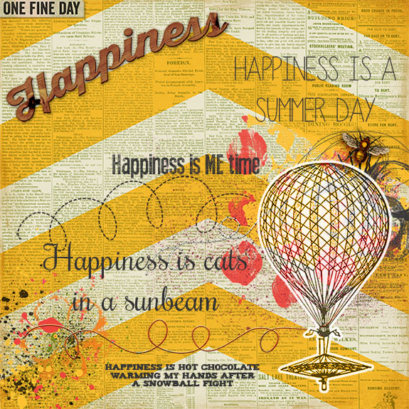 Happiness is...
