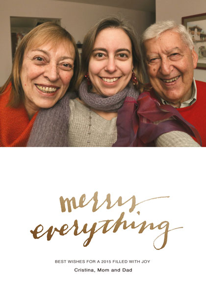 Happy 2015 card