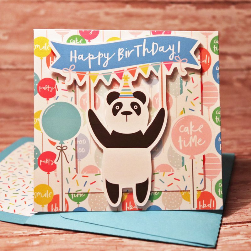 Happy Birthday card with matching envie