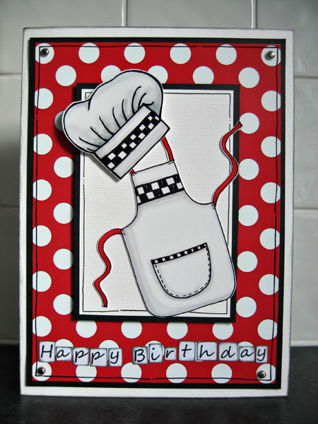 Happy Birthday Chef (hybrid card)