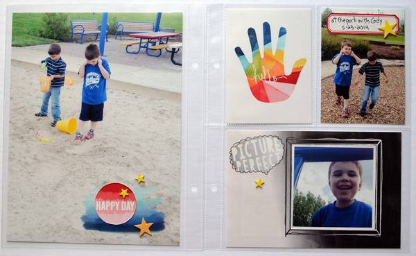 Happy Day 6x8 Hybrid Project Life Pages