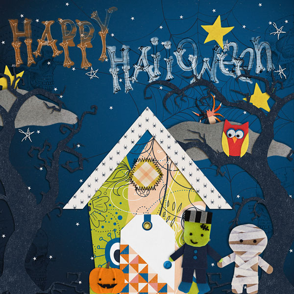 happy halloween - Art Journaling Challenge