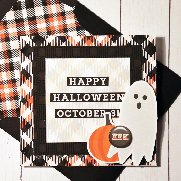 Happy Halloween Card with matching envie