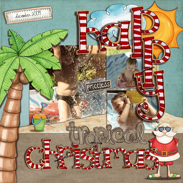 happy tropical Christmas