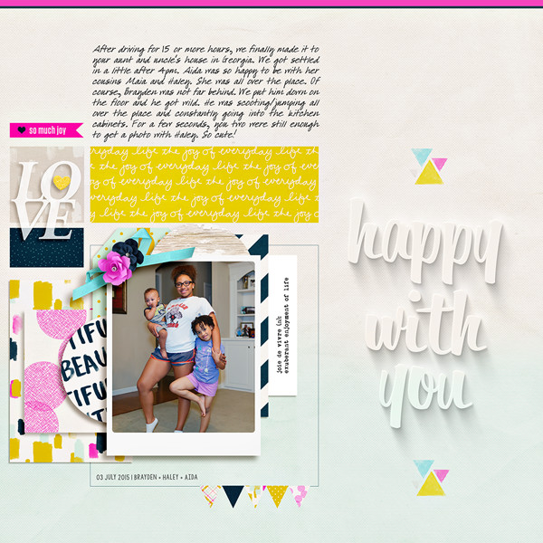 happy with you