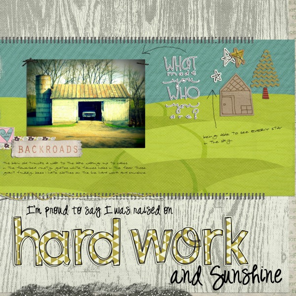 hard work and sunshine