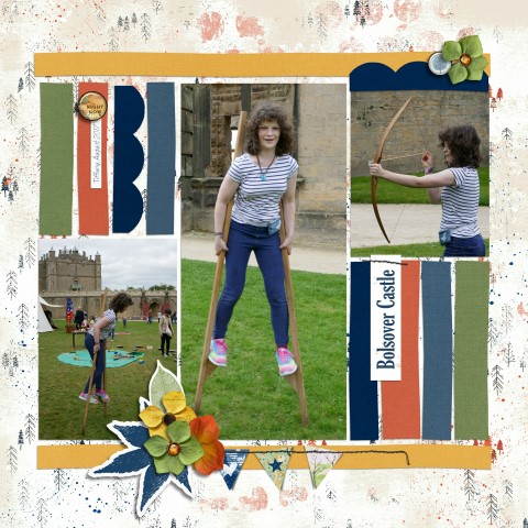 Having fun a Bolsover Castle