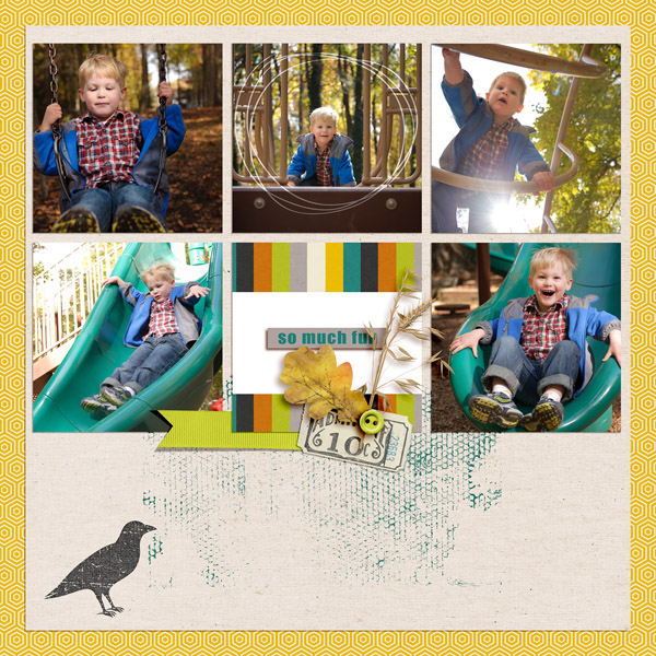 having fun