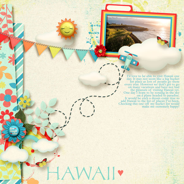 Hawaii Dreaming - March KAagard Challenge