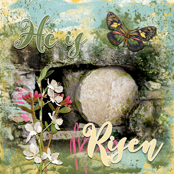 He is Risen - April Art Journaling Muse Week 2