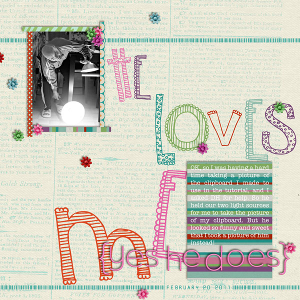He Loves Me {Yes He Does}