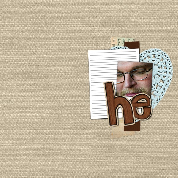 He