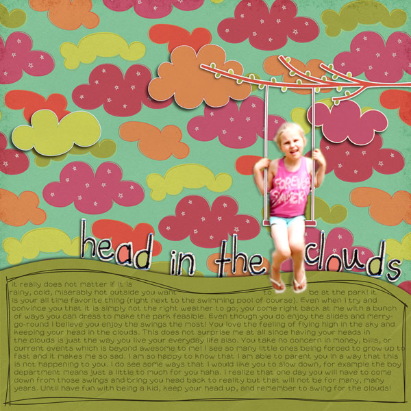 head in the clouds