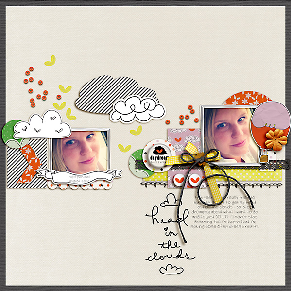 head in the clouds