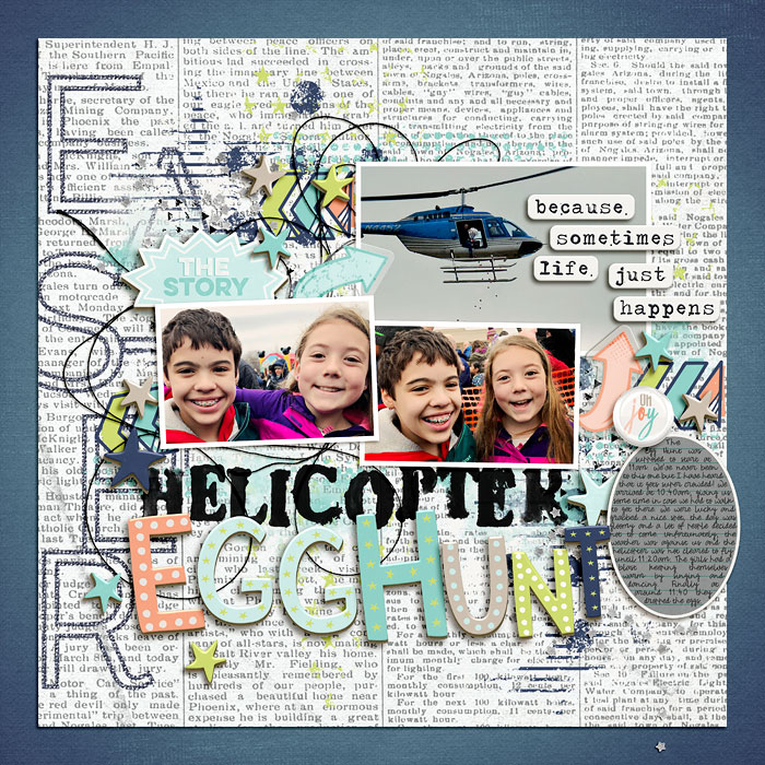 Helicopter Egg Hunt