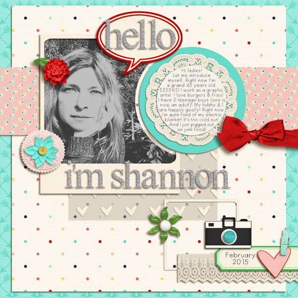 Hello I'm Shannon