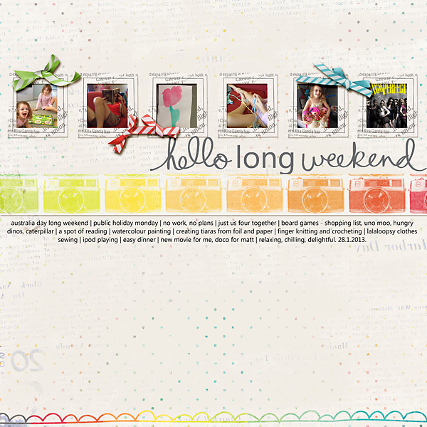 Hello long weekend