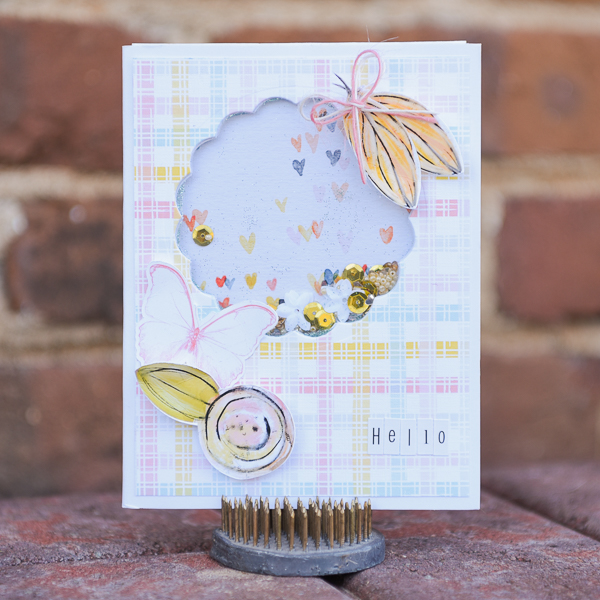 Hello Shaker Card
