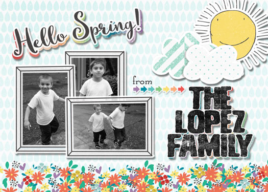 Hello spring card