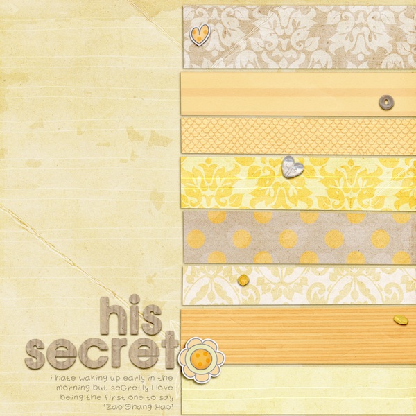 his secret