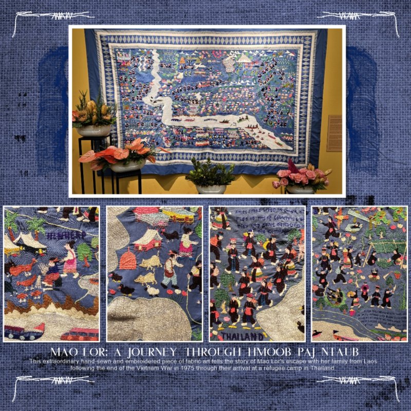 Hmong Storytelling Through Fabric Art