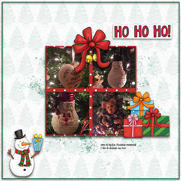 Ho Ho Ho Ornaments