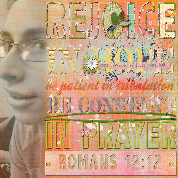 holding to prayer and hope